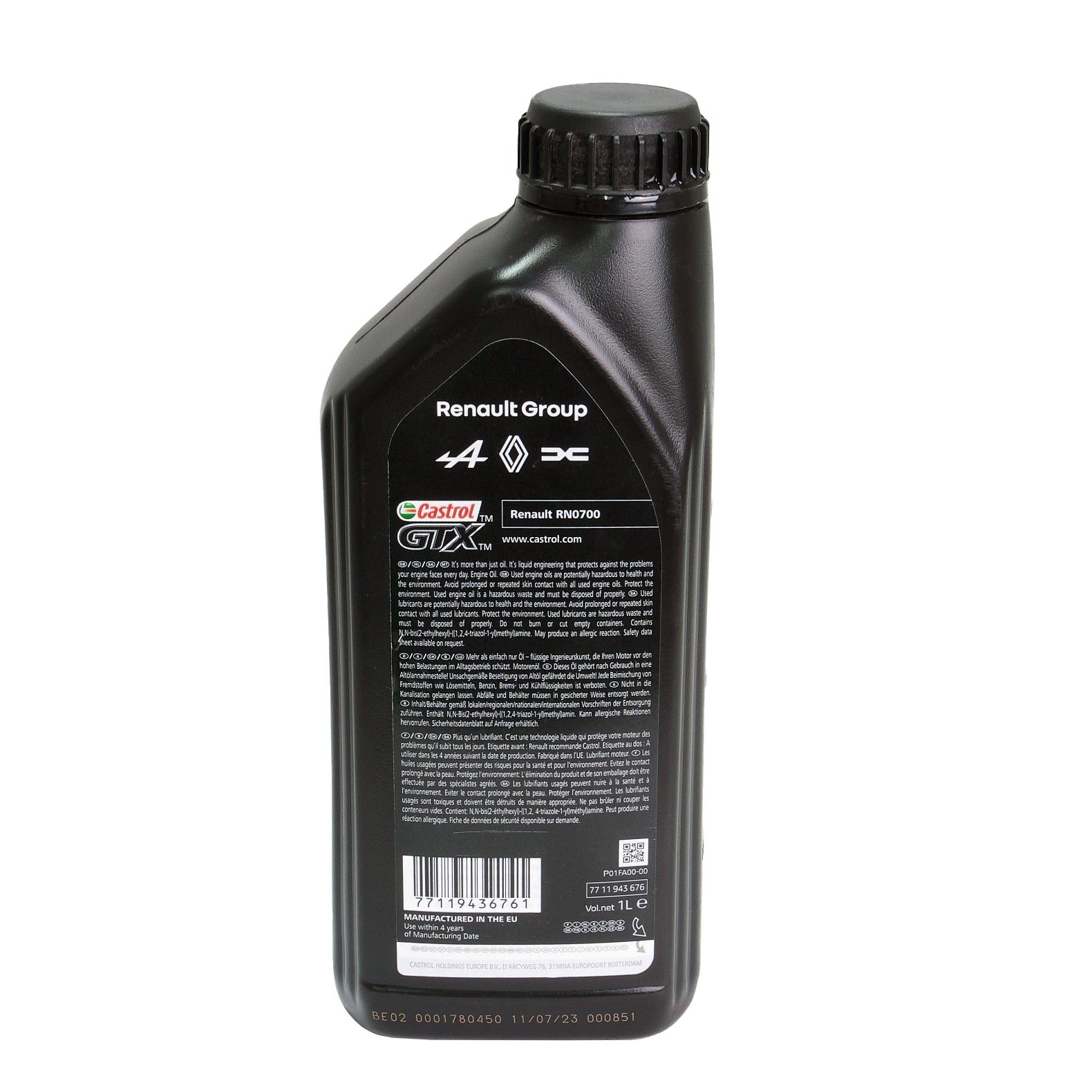 Ulei motor Renault-Castrol Rn-Spec RN700 10W40  1L Renault - imagine 6