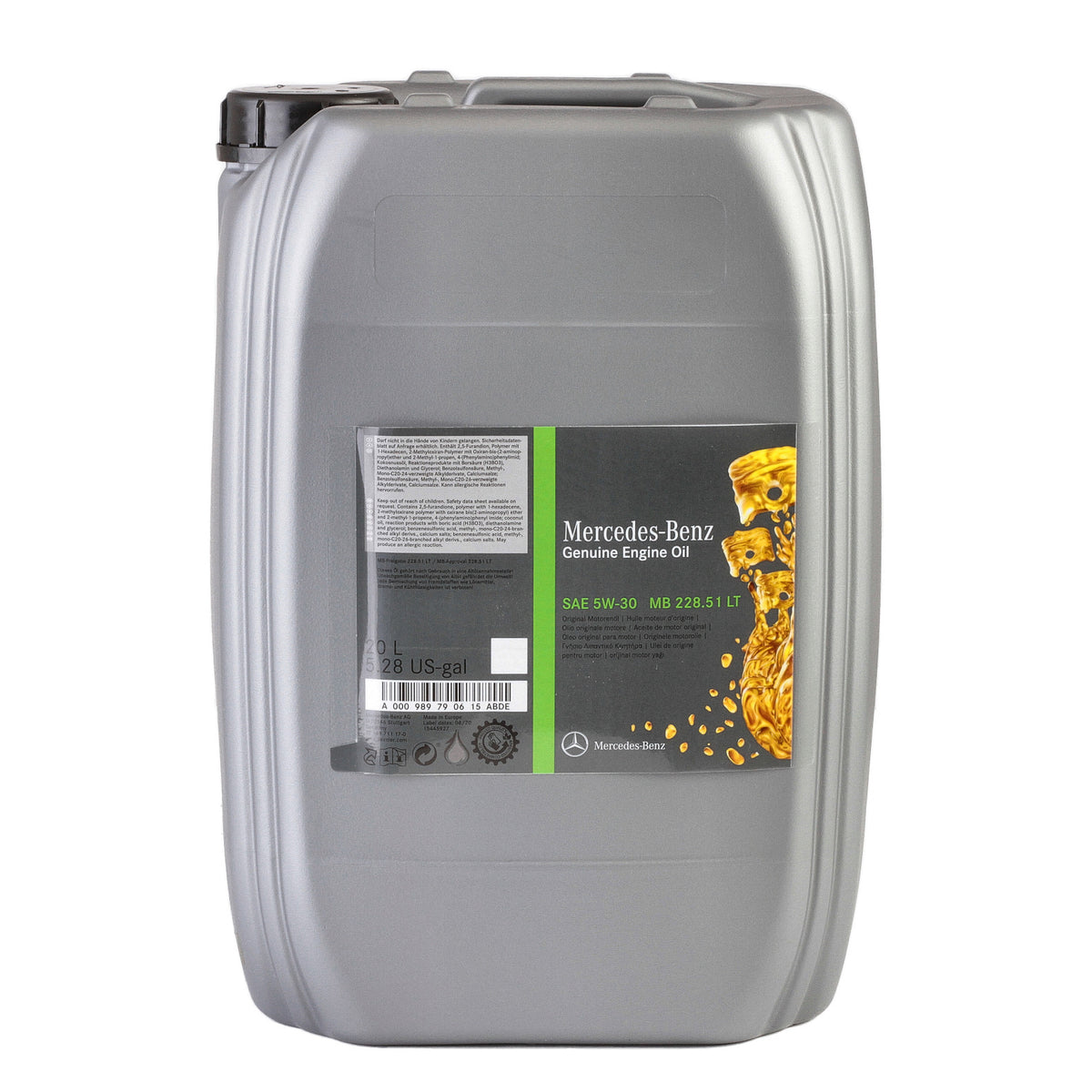 Ulei motor Mercedes 5W30 LT (MB 228.51) 20L Mercedes-Benz - imagine 1