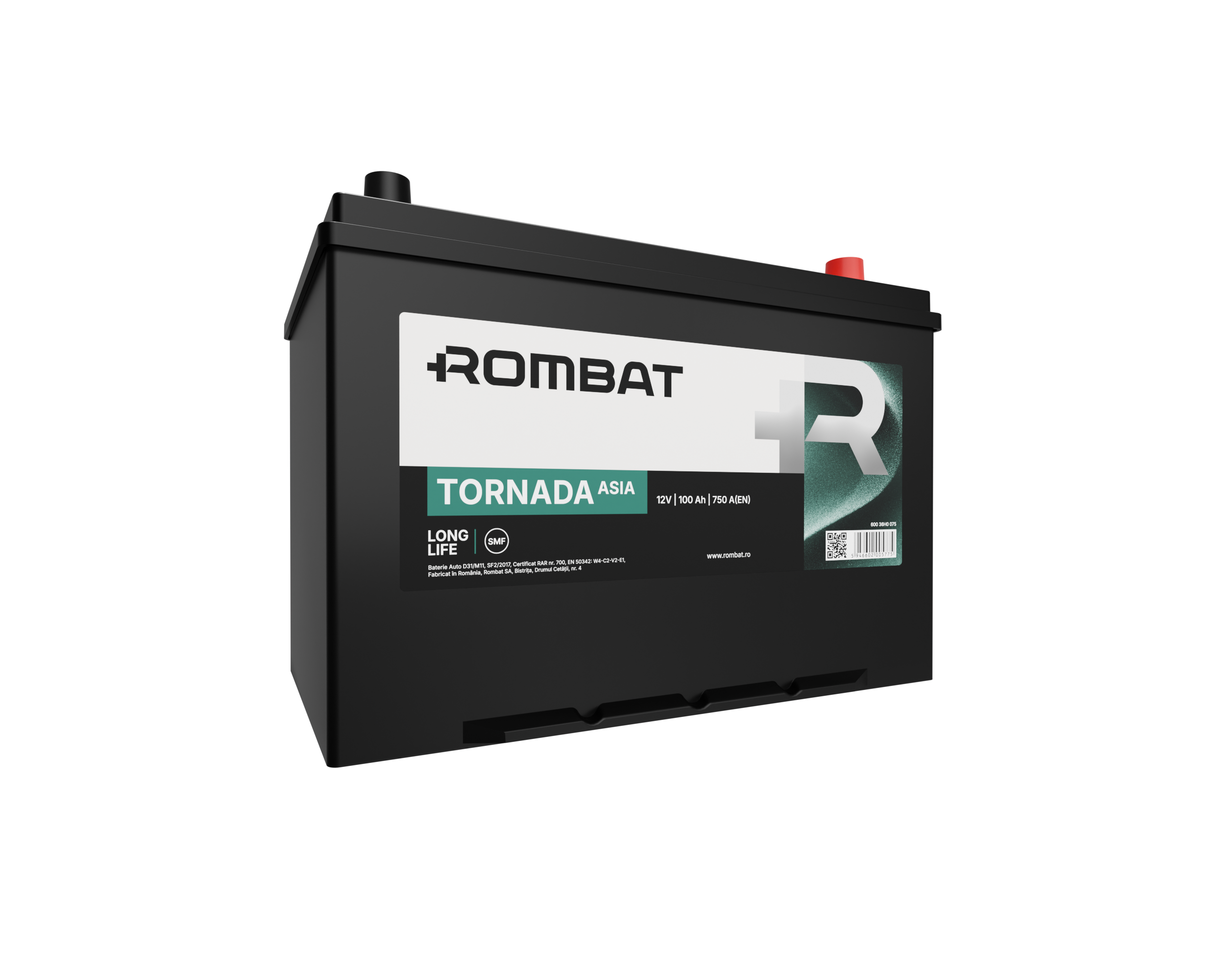 Acumulator Rombat Tornada Asia 100 Ah Rombat - imagine 3