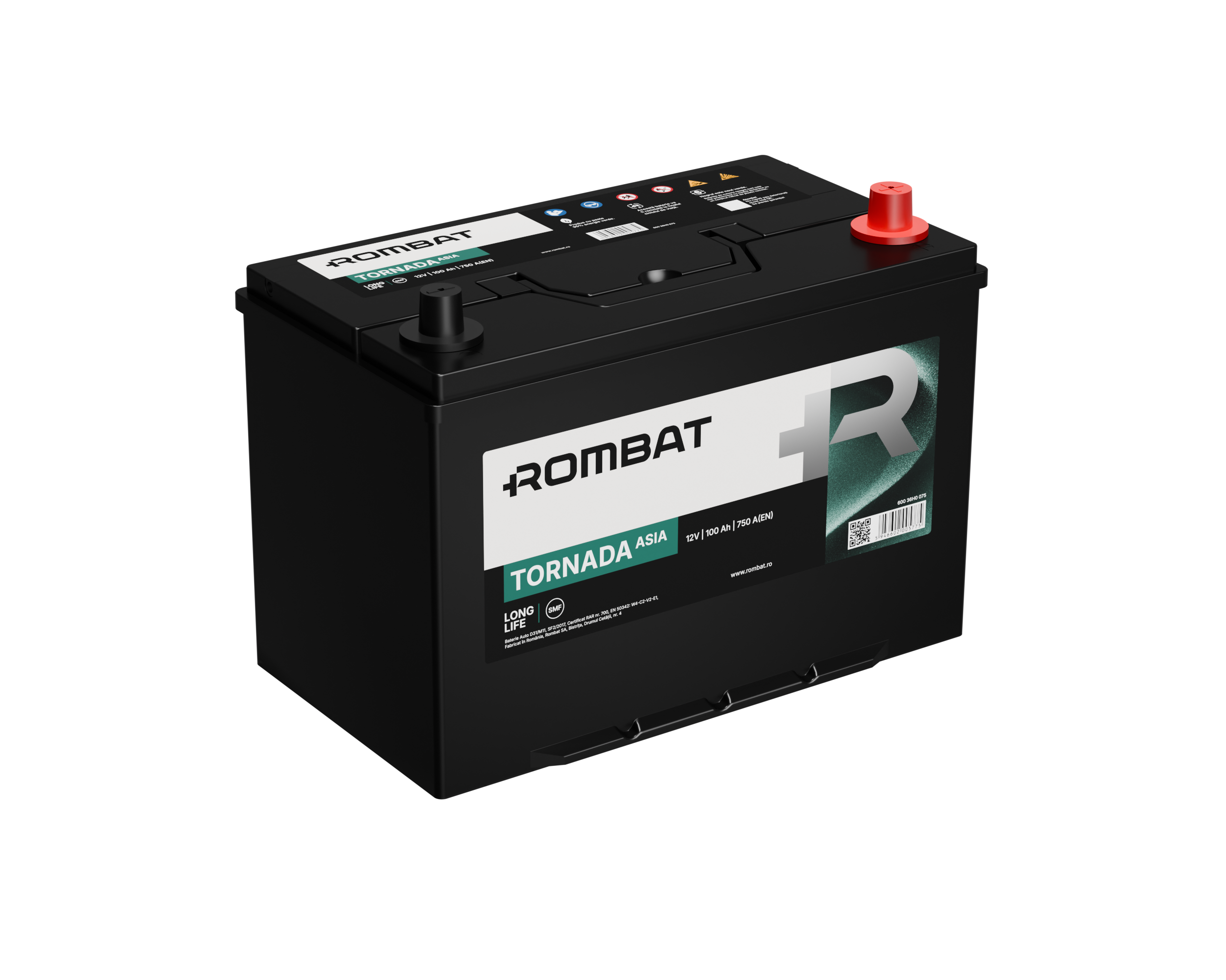 Acumulator Rombat Tornada Asia 100 Ah Rombat - imagine 4