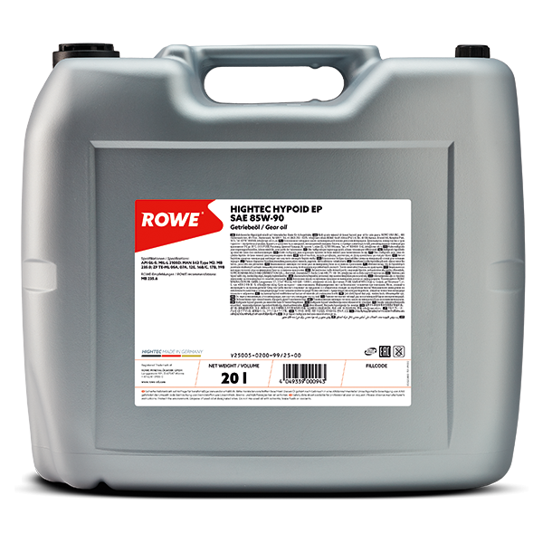 ULEI DIFERENTIAL HIGHTEC HYPOID EP SAE 80W-90 20L Rowe - imagine 1