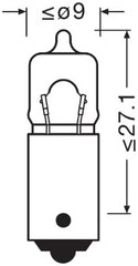 BEC 12V H10W ORIGINAL SET 10 BUC OSRAM