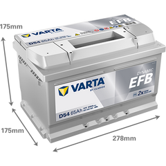 Acumulator Varta Blue Dynamic EFB  65 Ah Start-Stop Varta - imagine 4
