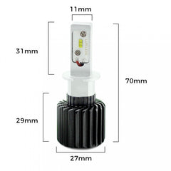 Bec LED Offroad Carguard H3 12-24V Carguard - imagine 4