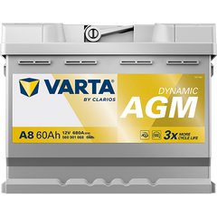 Acumulator Varta Silver Dynamic AGM 60 Ah 680A [Start-Stop] Varta - imagine 3
