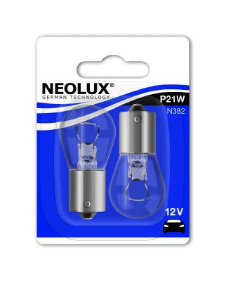 Bec Neolux P21W 12V 21W BA15s Set 2 buc Neolux - imagine 1