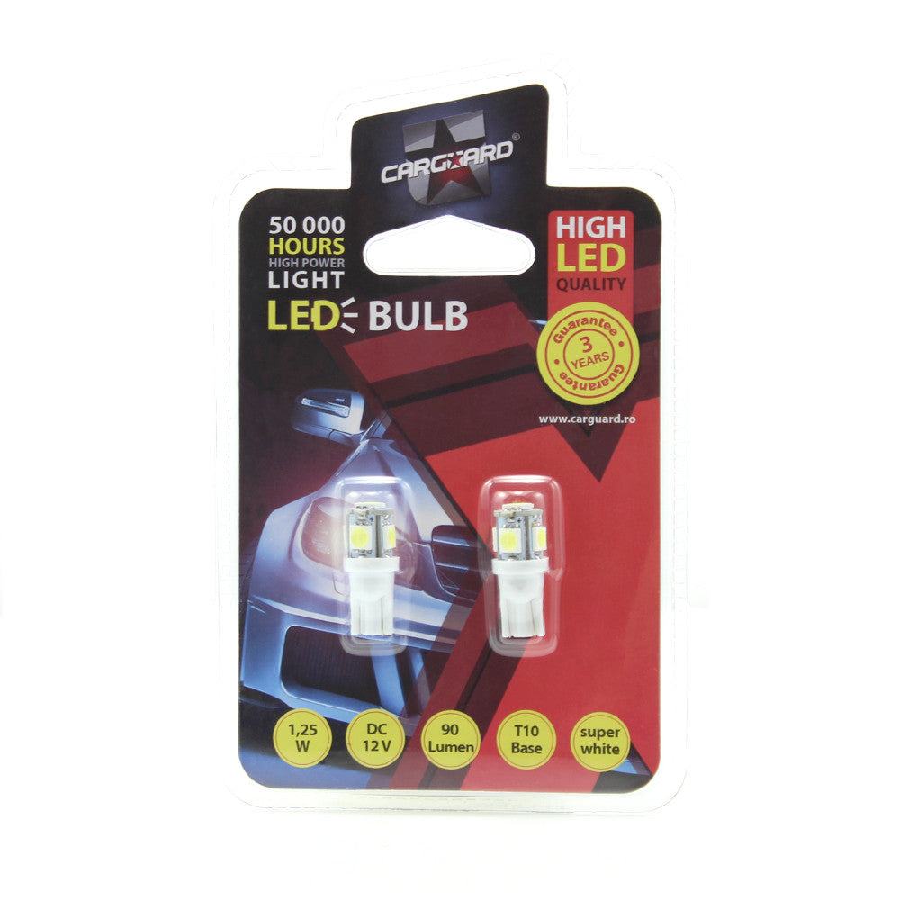 Bec MTR T10 12V 1.25W Set 2 buc Carguard - imagine 4