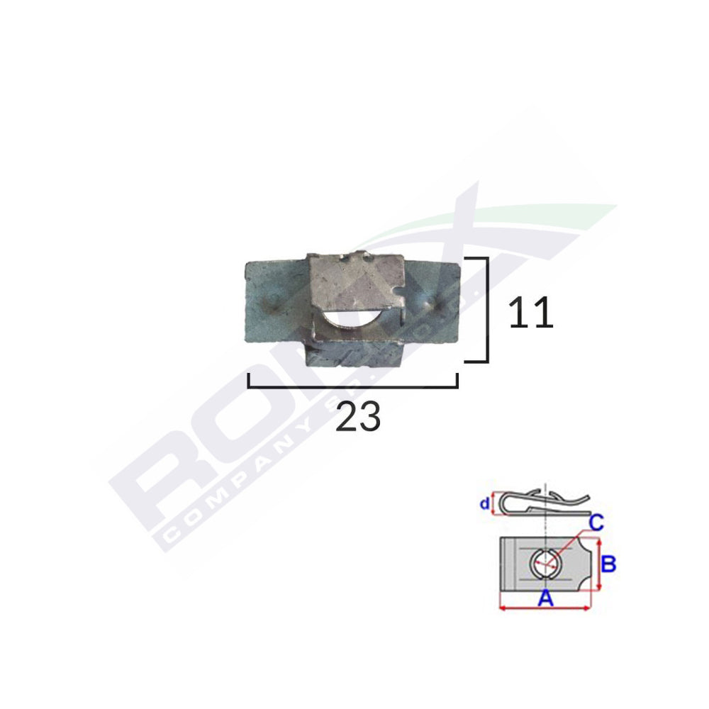CLEMA CAPAC MOTOR PENTRU PEUGEOT SET 5 BUC