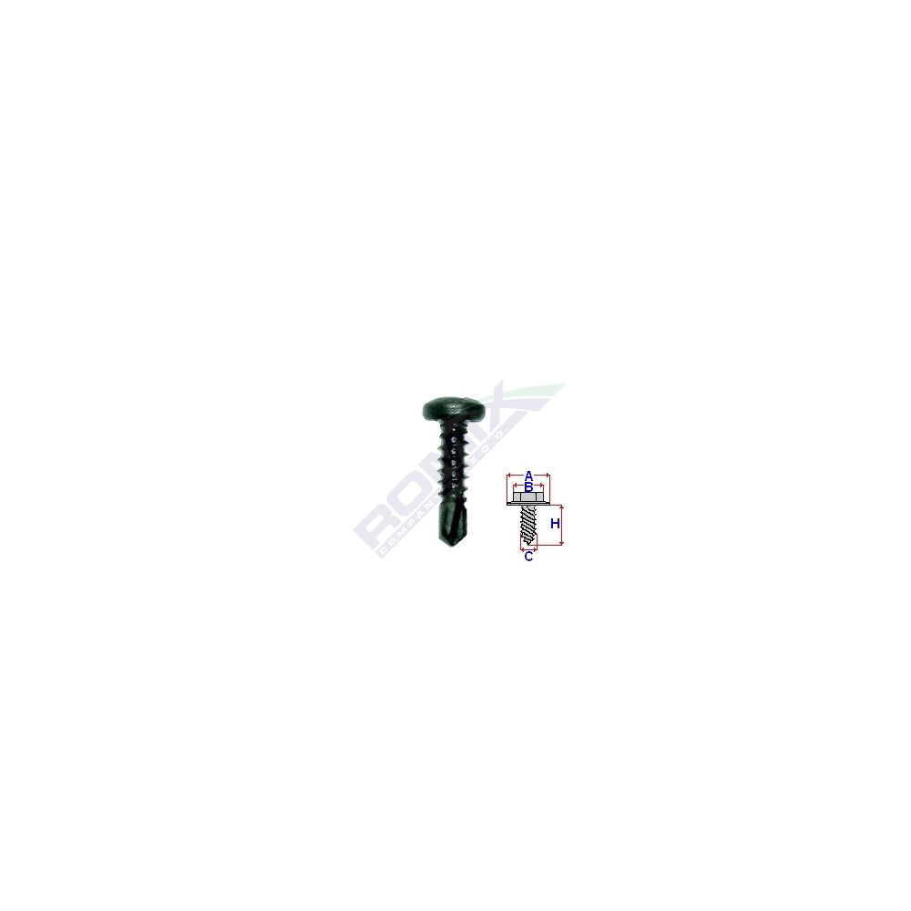 SURUB AUTOFORANT NEGRU 4.2X16 SET 100 BUC