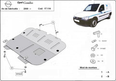 Scut metalic motor, cutie de viteză MTR - imagine 2
