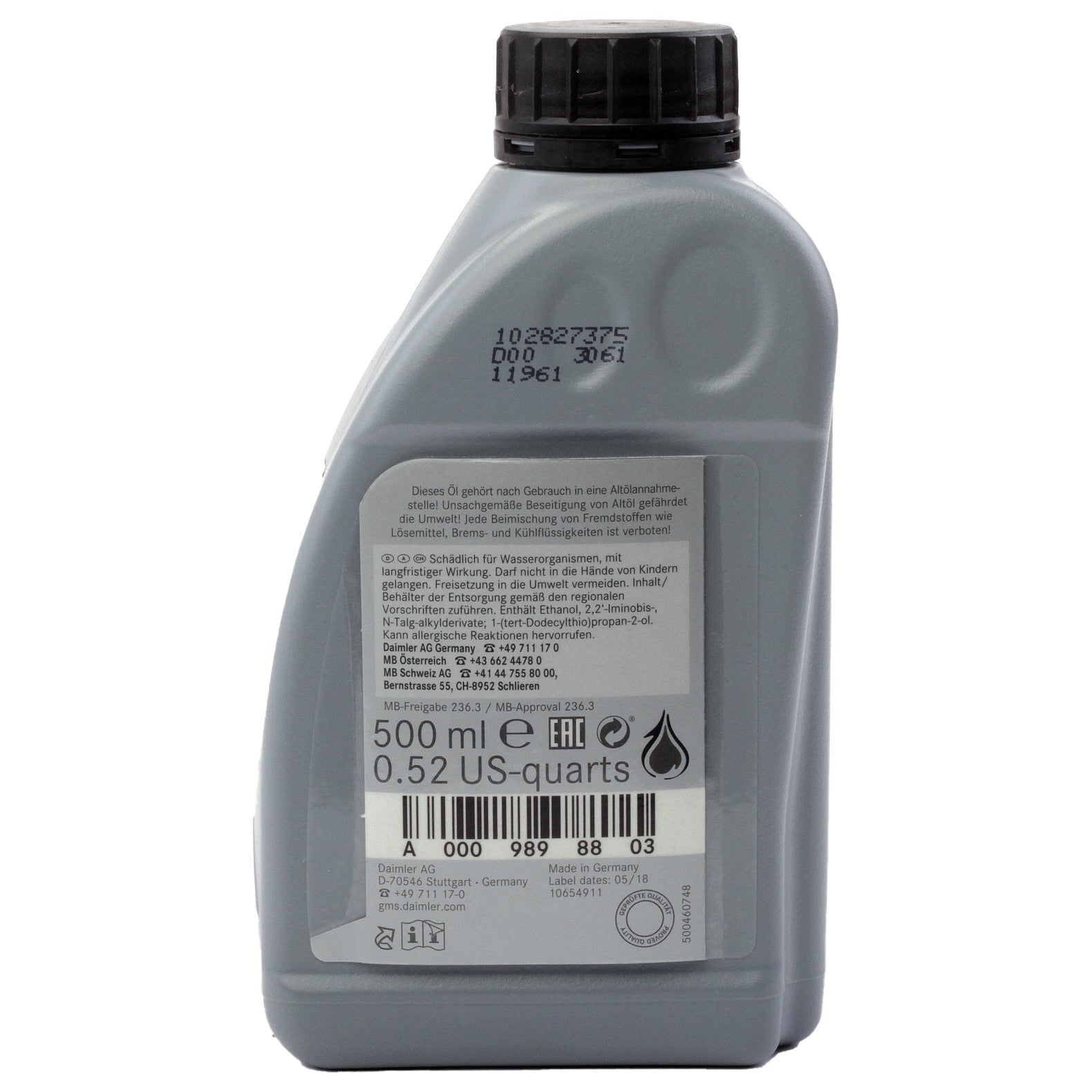 Ulei servodirectie Mercedes 500 ml Mercedes-Benz - imagine 3