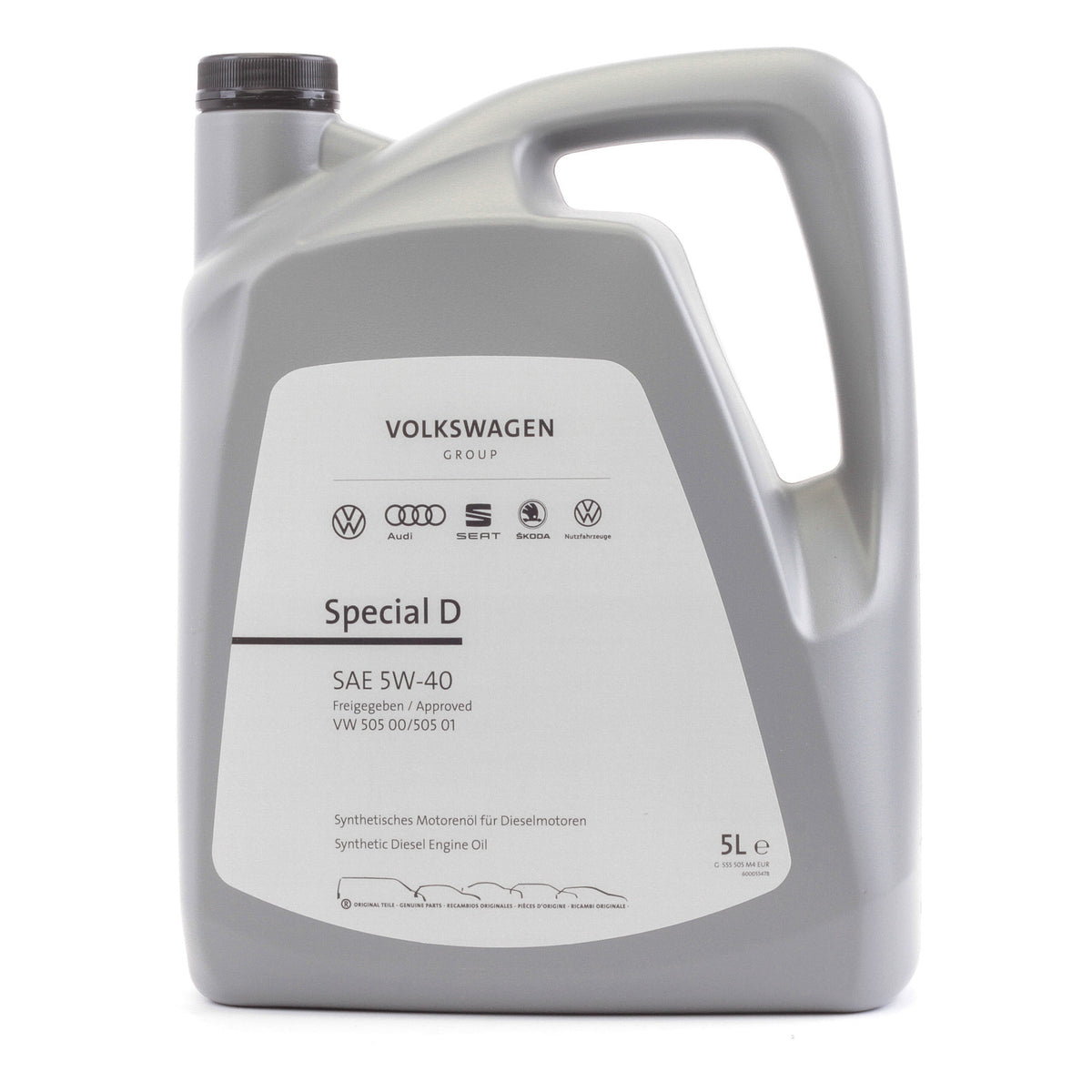 Ulei motor Volkswagen Special D 5W40 5L [VW 505.00/505.01] VAG - imagine 1