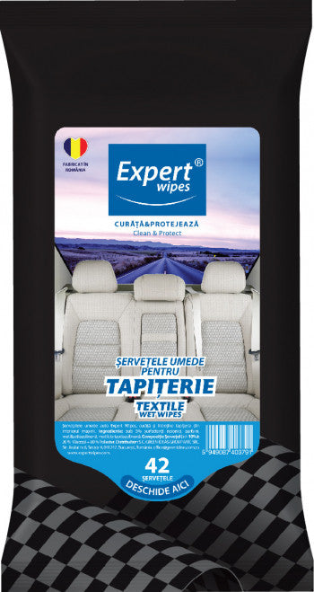 Servetele umede pentru tapiterie Expert Wipes 42 servetele MTR - imagine 1