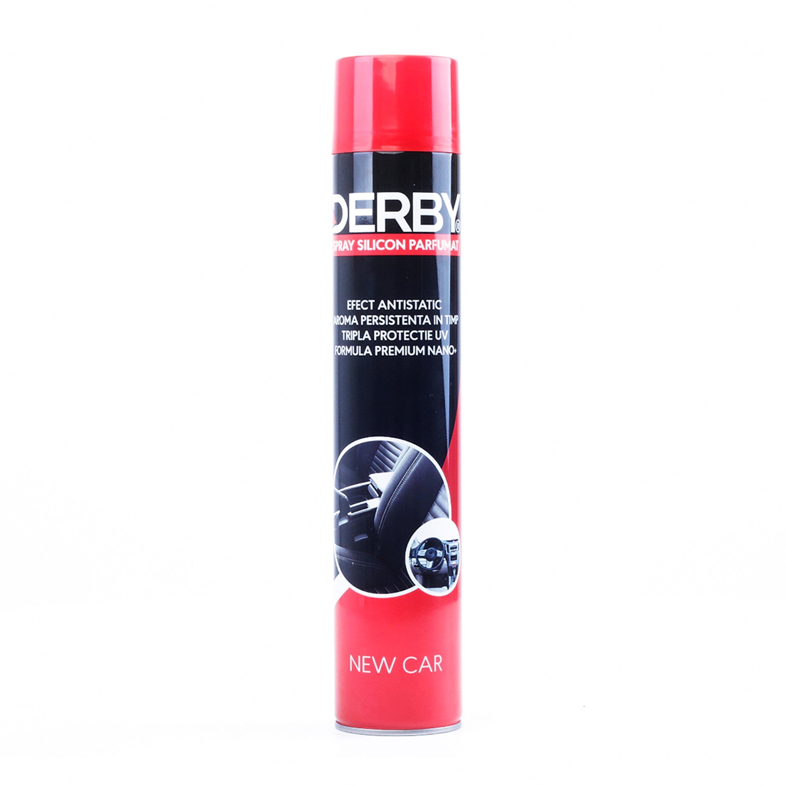 Spray silicon parfumat New car 750 ml DERBY - imagine 1