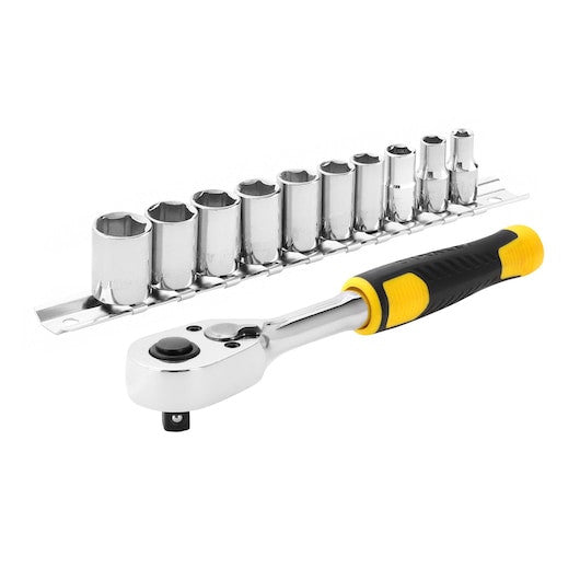 Set de clicheți și chei tubulare STANLEY® 1/4 in., 72 de dinți, 11 buc. Stanley - imagine 1