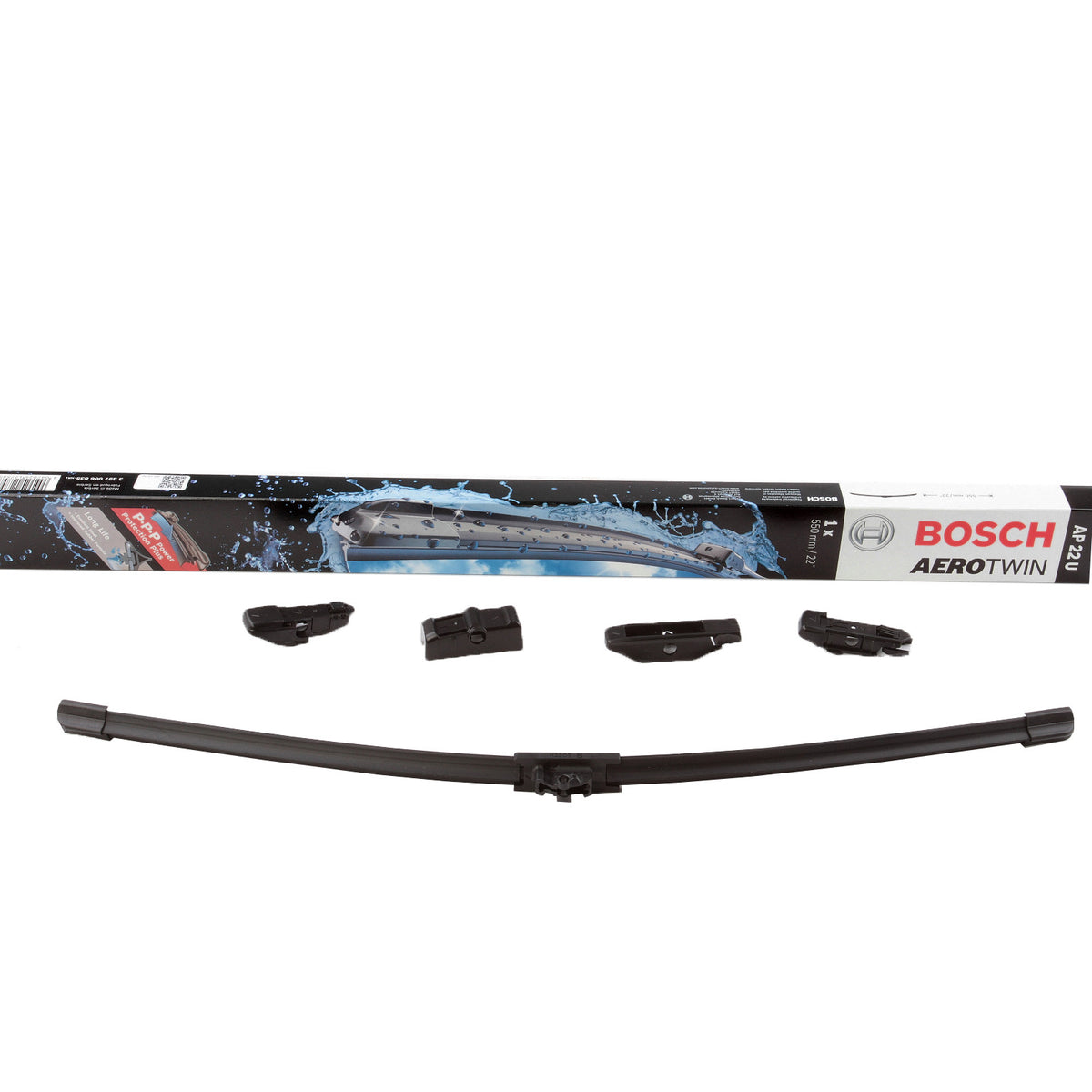 Stergator Aerotwin Plus 550 mm Bosch - imagine 1