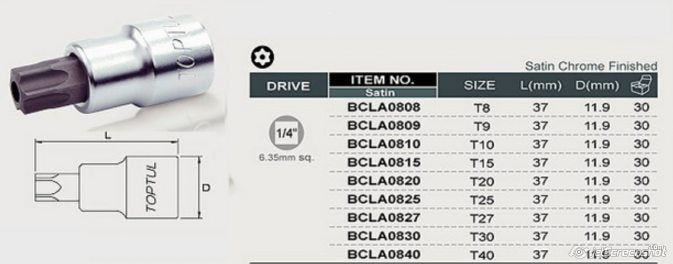 Bit stea T15 Toptul - imagine 1
