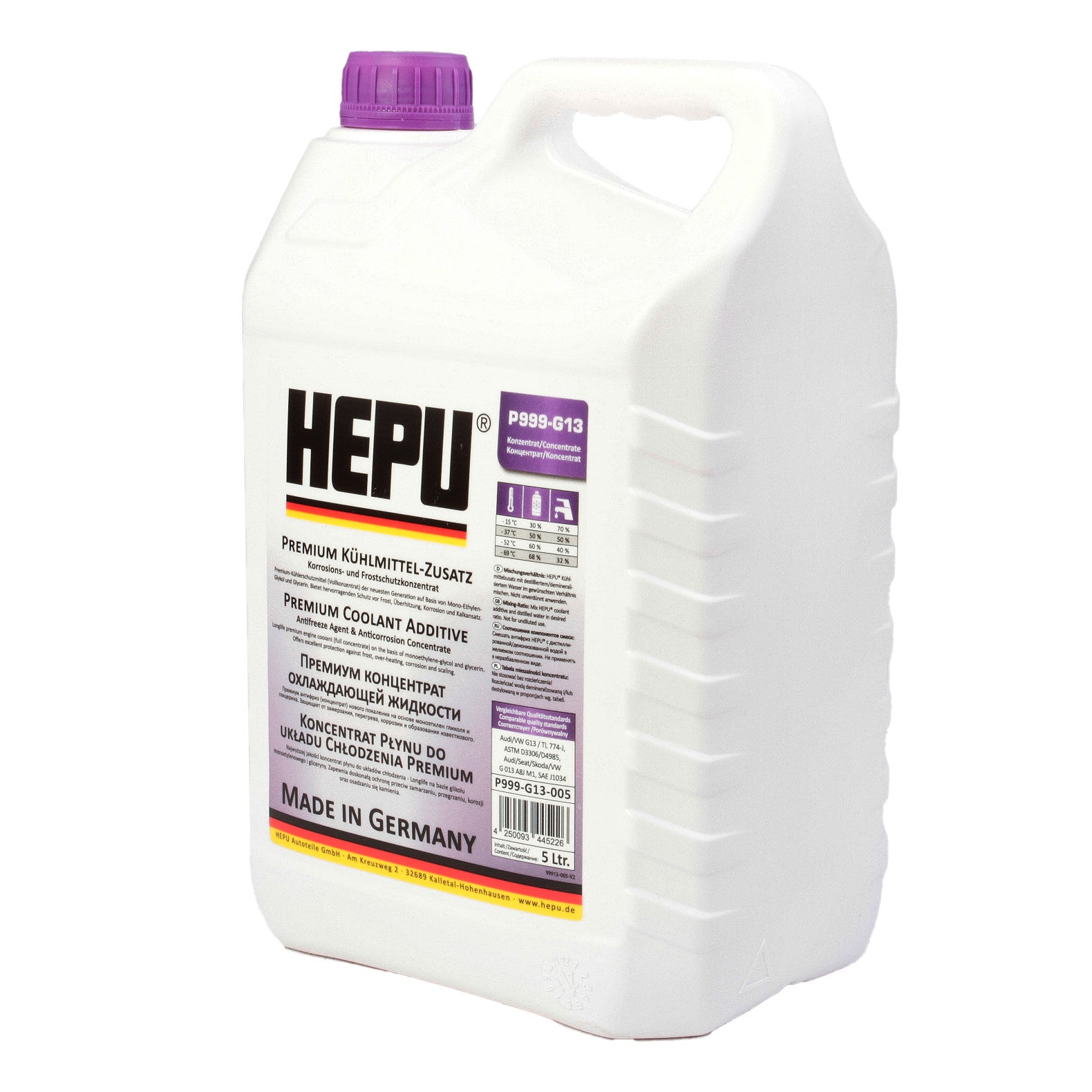 Antigel concentrat Hepu G13 5L Hepu - imagine 2