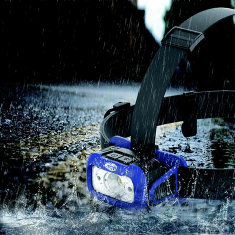 Lampa frontala 300 lm. COB LED alimentat de la baterie Magneti Marelli - imagine 2