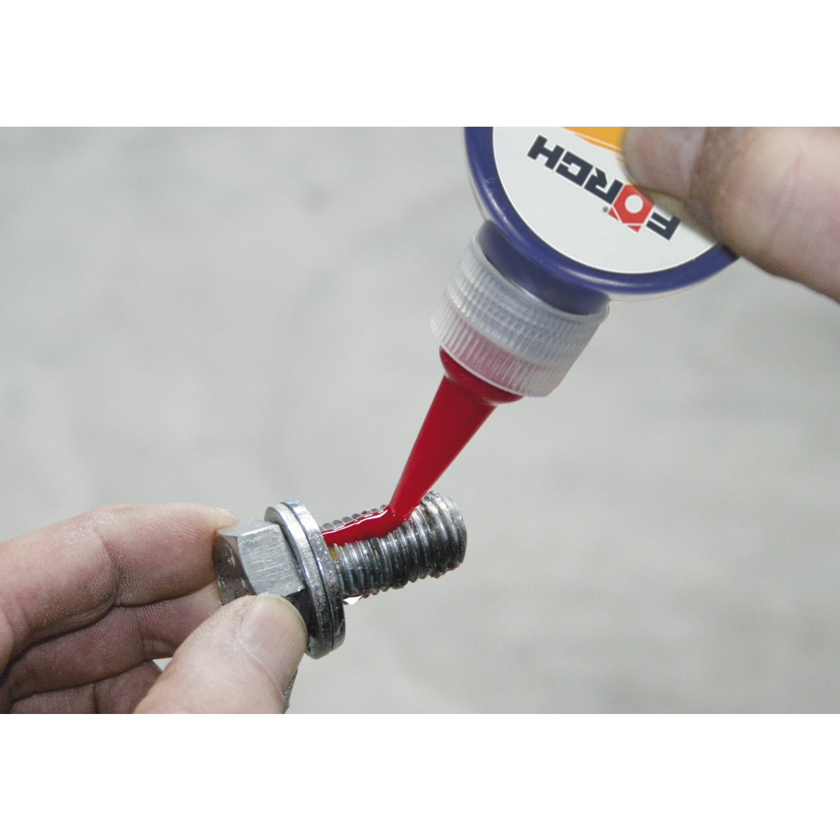 Solutie blocat filete de inalta rezistenta Rosu 10 ml K121 Förch - imagine 2