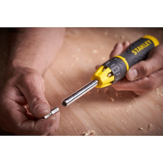 Șurubelniță clichet STANLEY® cu set de biti Stanley - imagine 6