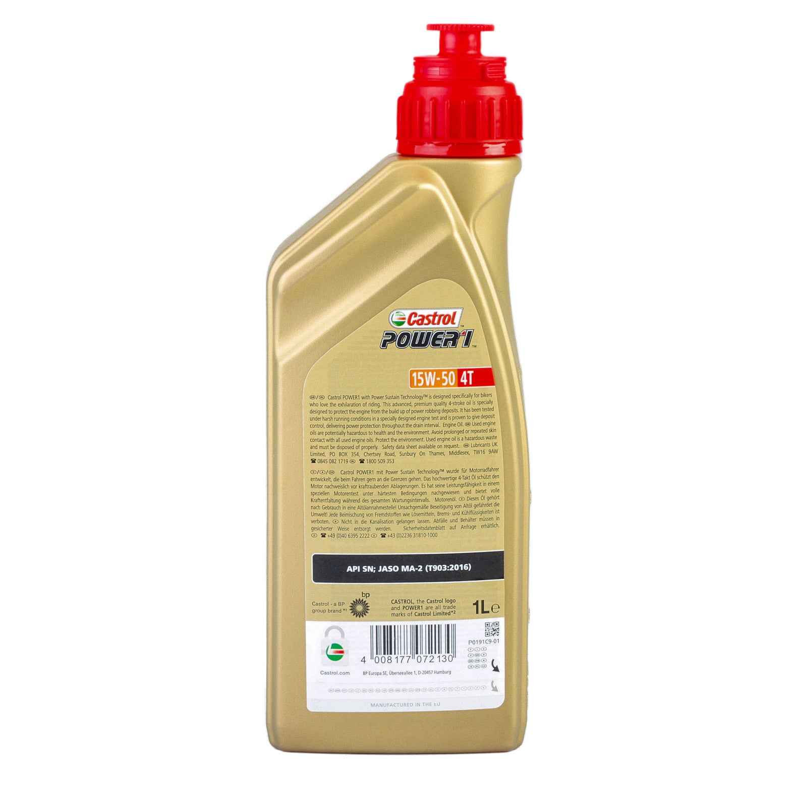 Ulei moto Castrol Power 1 4T 15W-50  1L Castrol - imagine 3