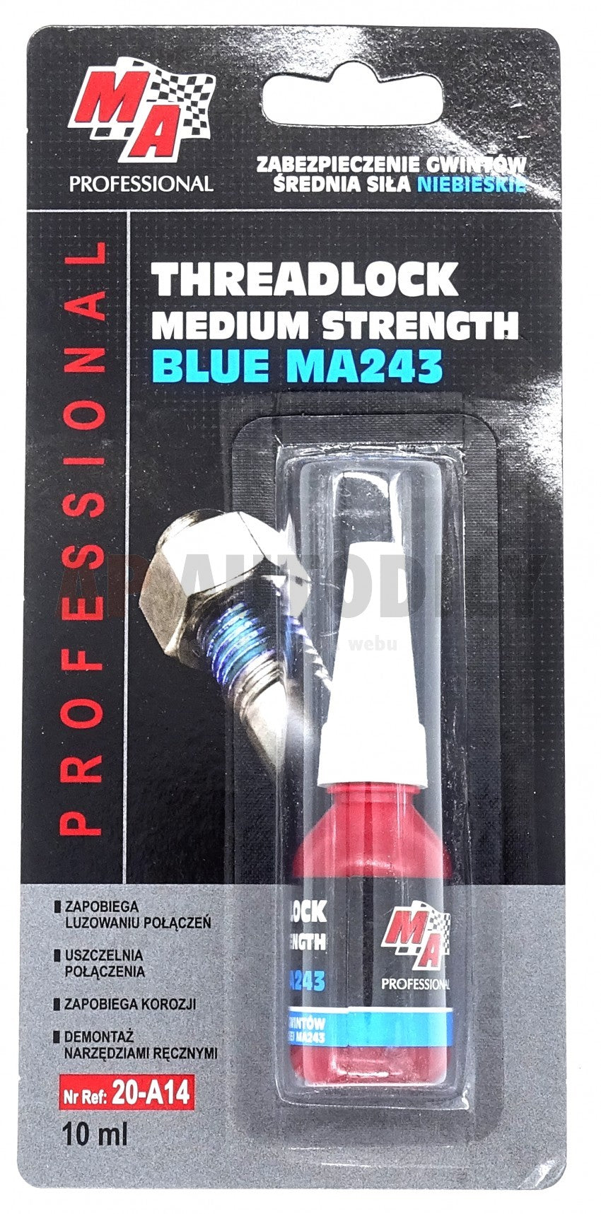 Moje Profesional- Pasta blocare suruburi 10 ml Moje - imagine 1