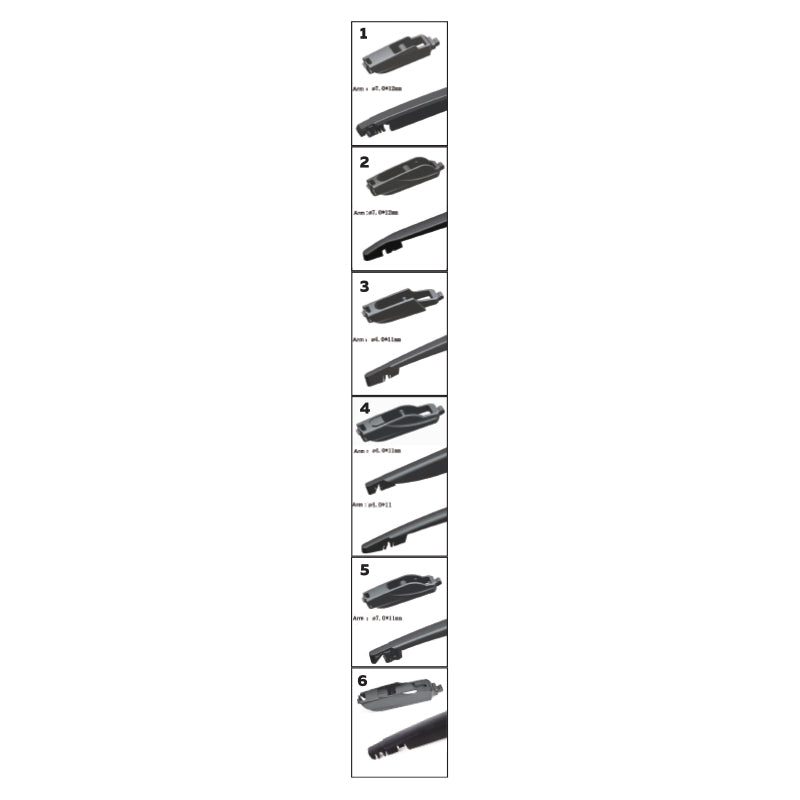 CARTECH ONE EASY FIT Ștergător lunetă 8''/20 cm Cartech - imagine 2