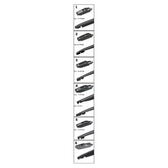 CARTECH ONE EASY FIT Ștergător lunetă 8''/20 cm Cartech - imagine 2