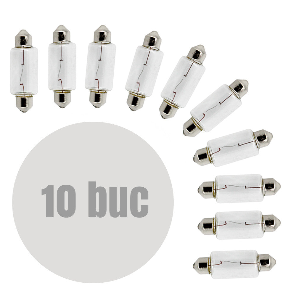 Bec MTR C10W 12V 10W SV8.5 - Set 10 buc Carguard - imagine 3