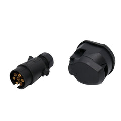 Fisa + priza remorca plastic 12V 7 pini Runkit - imagine 1
