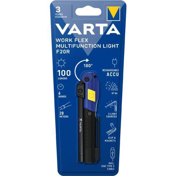 Lanterna Varta Work Flex Multifunction Light F20R Varta - imagine 6