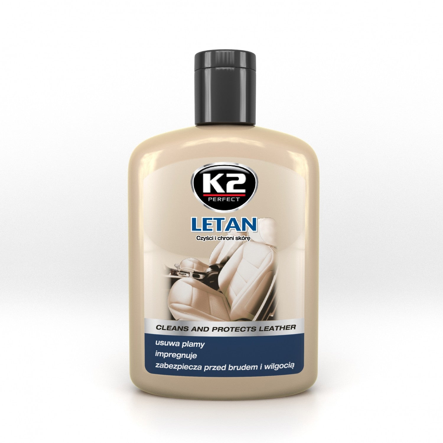 LETAN 200ml– Solutie curatare si intretinere tapiterie piele K2 - imagine 1
