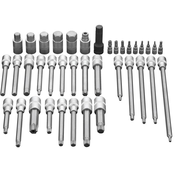 Set tubulare cu bit Torx scurt si lung 1/2 " set 38pcs Neo Tools - imagine 2