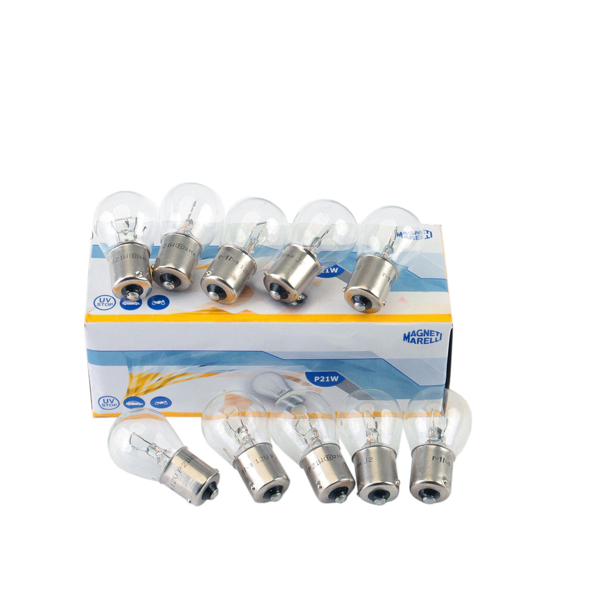 Bec Magneti Marelli P21W 12V 21W BA15s Magneti Marelli - imagine 1
