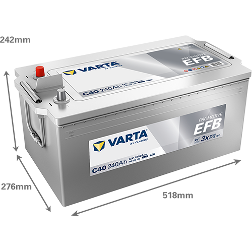 Acumulator Varta Promotive EFB 240 Ah Varta - imagine 2