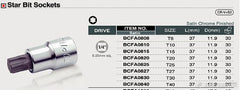 Capat cheie tubulara cu bit torx Toptul - imagine 2