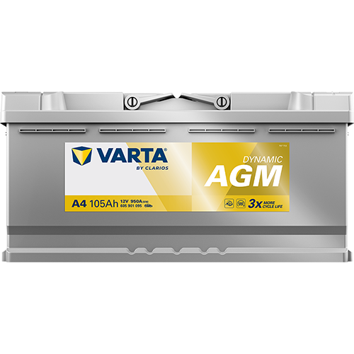 Acumulator Varta Silver AGM Dynamic 12V 105Ah Varta - imagine 3