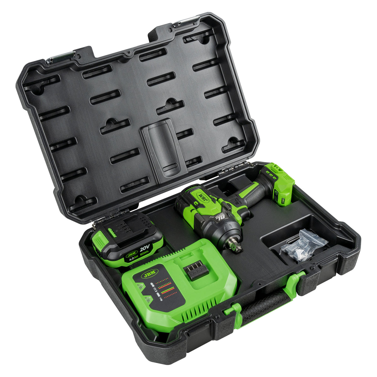 TRUSĂ CU CHEIE DE IMPACT ELECTRICA BRUSHLESS 1/2" 1000NM JBM - imagine 1