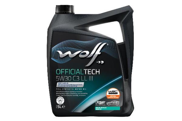 ULEI MOTOR WOLF OFFICIALTECH 5W30 C3 LL III 5L Wolf - imagine 1