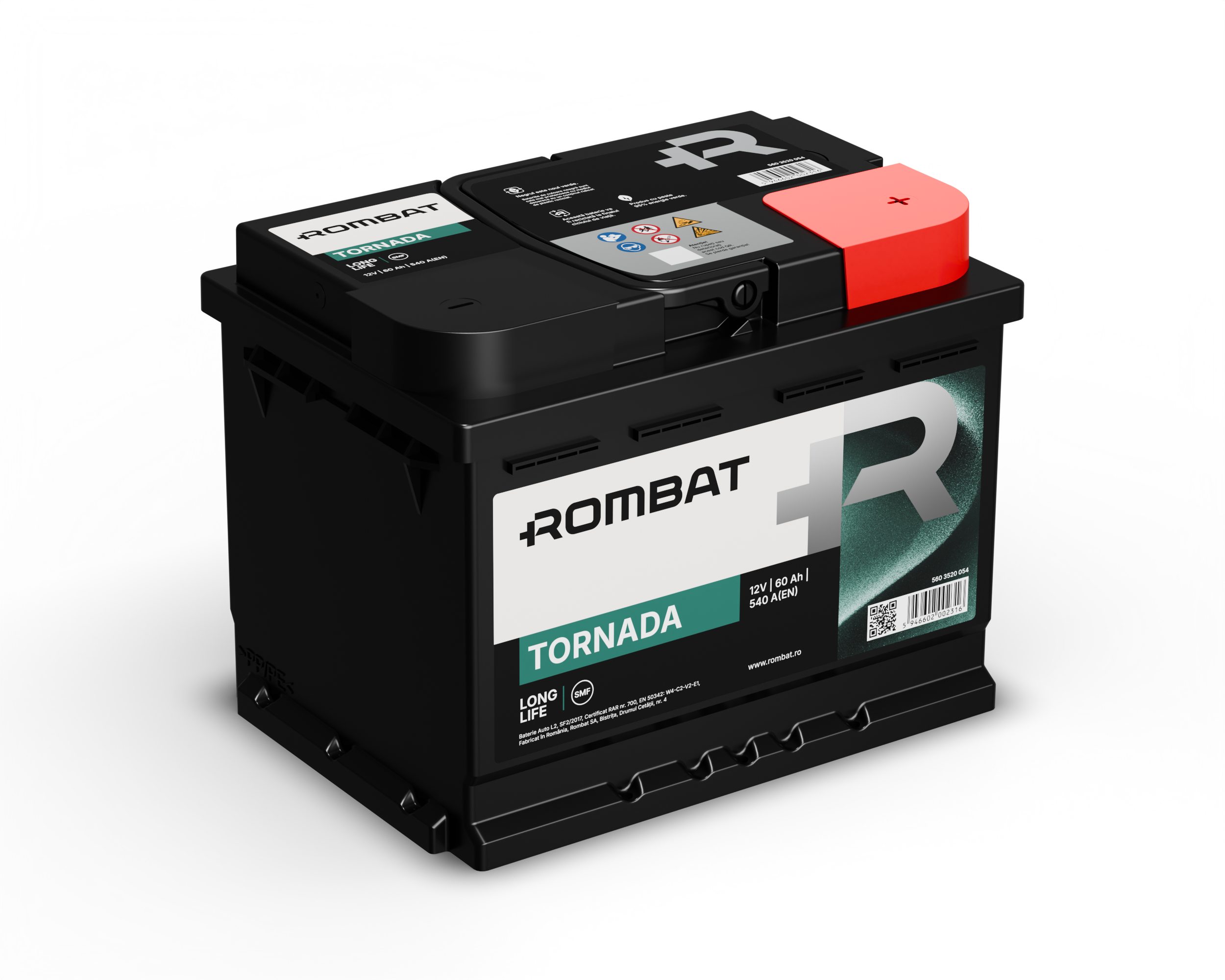 Acumulator Rombat Tornada 60Ah Rombat - imagine 2