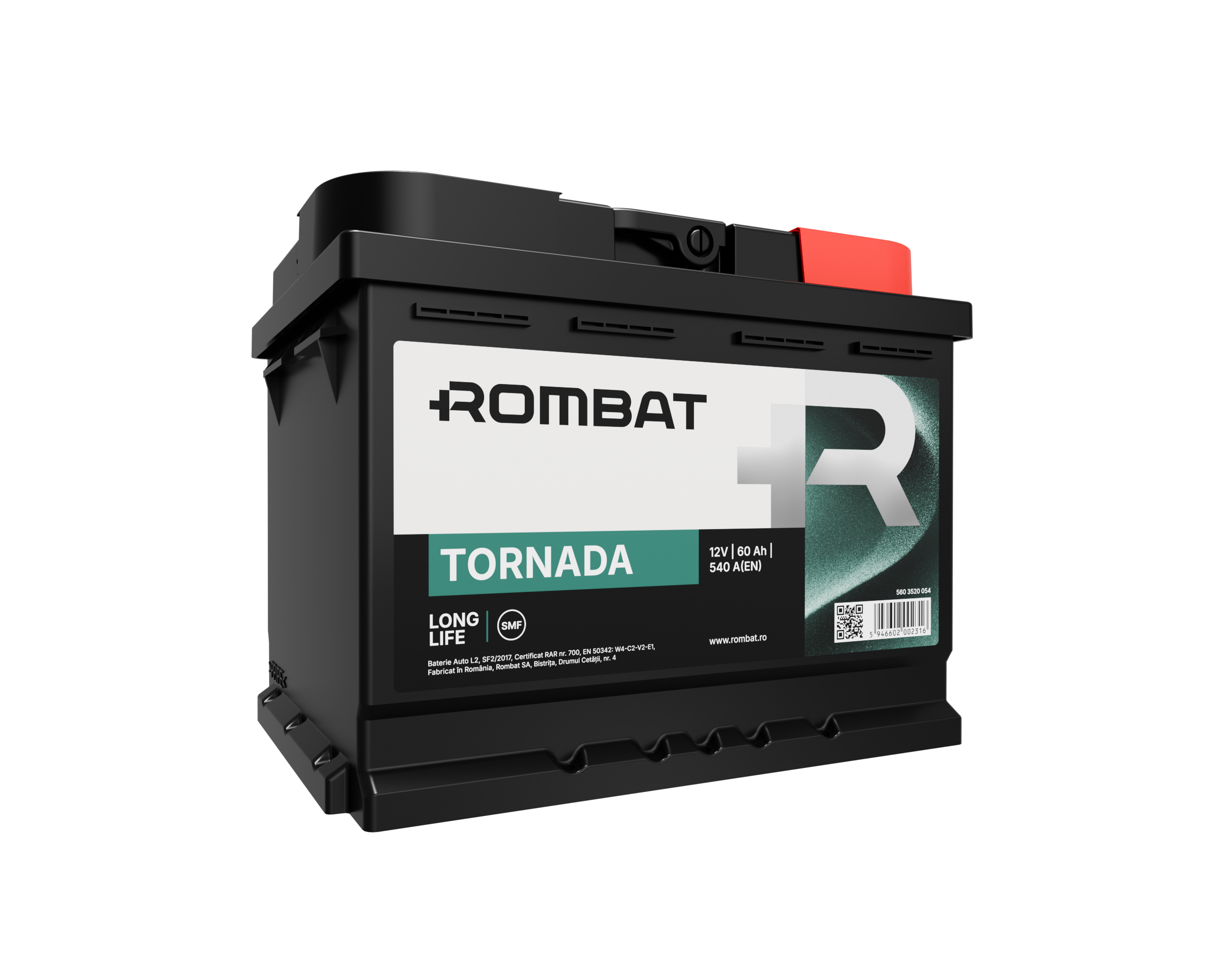 Acumulator Rombat Tornada 60Ah Rombat - imagine 3