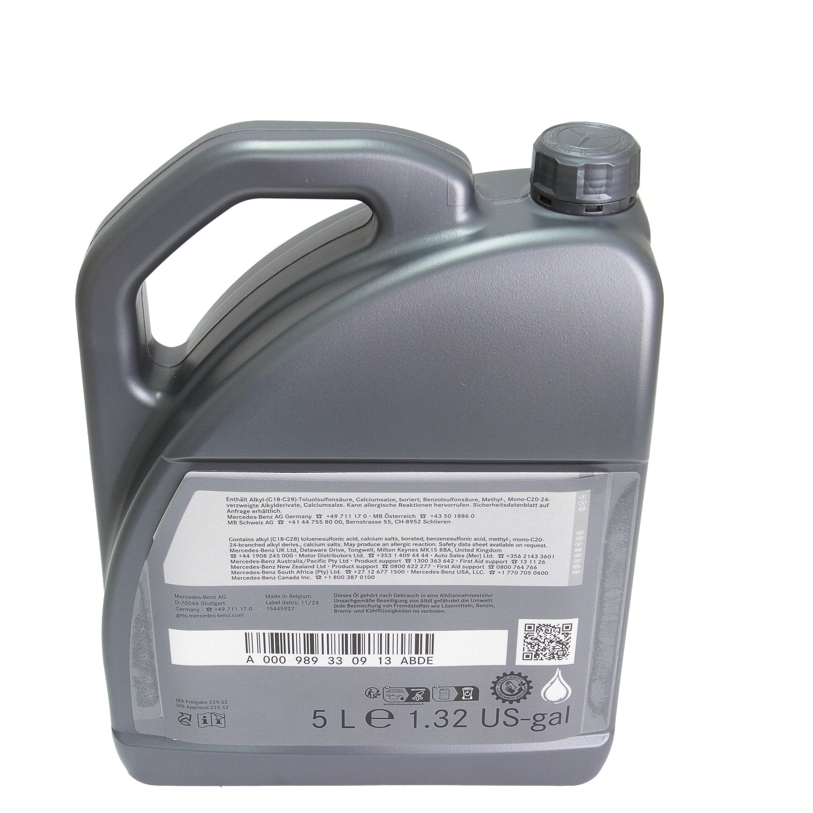 Ulei motor Mercedes 5W30 (MB 229.52) 5L Mercedes-Benz - imagine 3