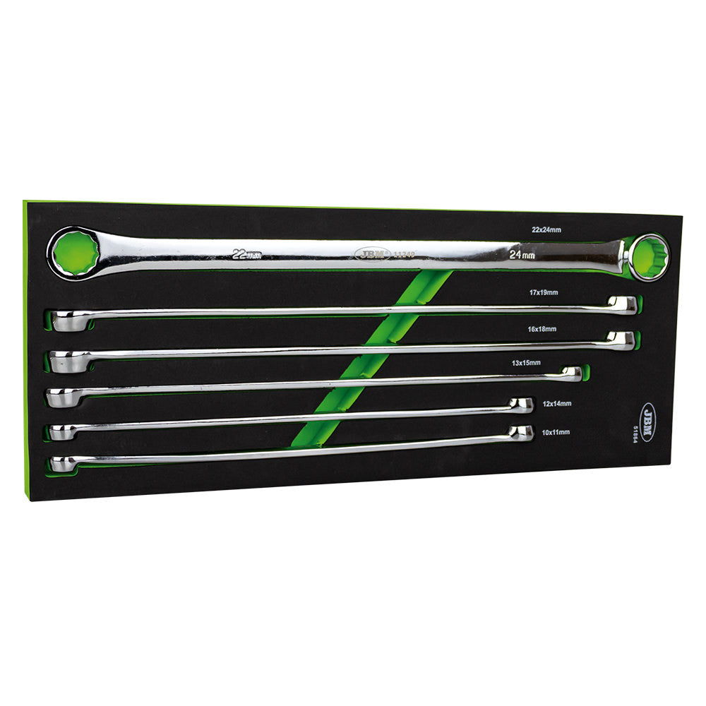SET DE 6 CHEI INELARE EXTRALUNGI 12 FEȚE JBM - imagine 1