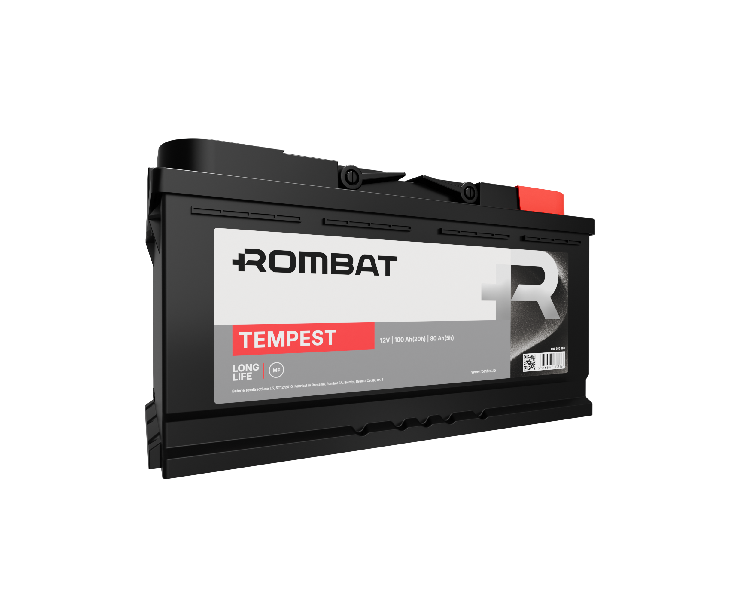 Acumulator Rombat Tempest 100 Ah ● Gama Semitractiune ● Rombat - imagine 2