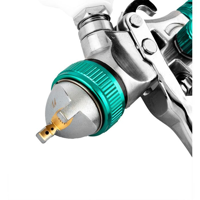 Pistol de vopsit tip hvlp, rezervor superior, duza 1,4 mm Neo Tools - imagine 2