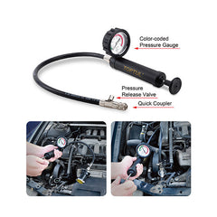 Kit testare presiune sistem racire Toptul - imagine 2