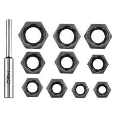 Set extractoare suruburi, 3/8 ", 11 bucati Neo Tools - imagine 2