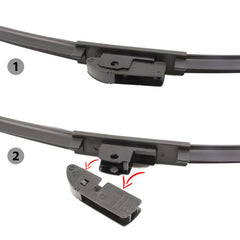 Ștergător profesional 28"/70cm - multiadaptor - CARGUARD Carguard - imagine 2