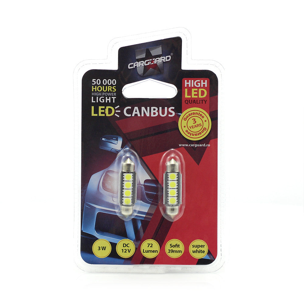 Bec MTR C5W 12V 3W Set 2 buc Carguard - imagine 5